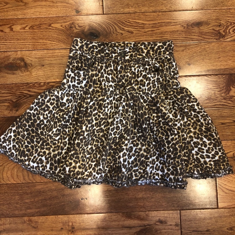 Cheetah print skirt